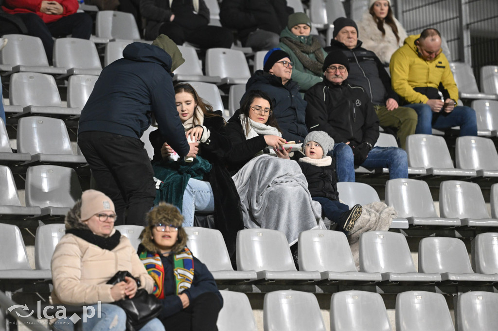 Kibice na meczu Miedź Legnica - Chrobry Głogów