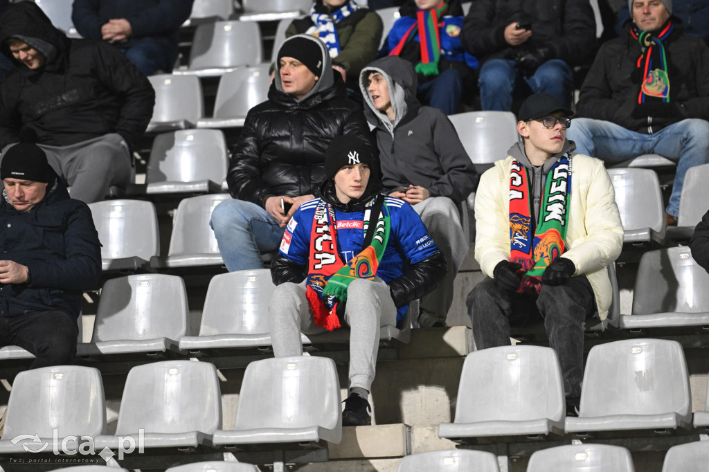 Kibice na meczu Miedź Legnica - Chrobry Głogów