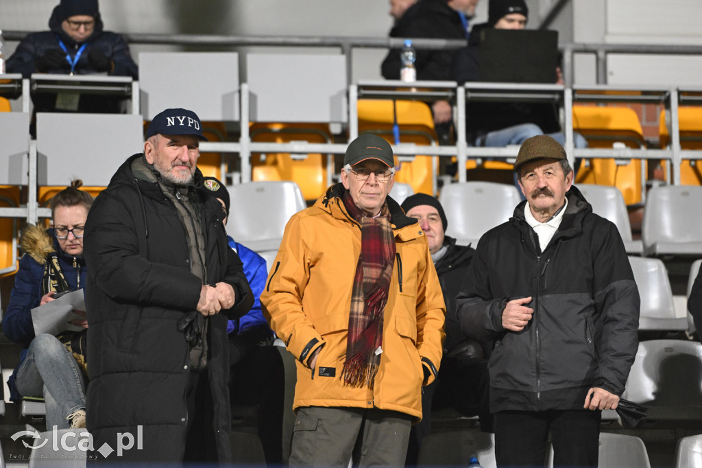 Kibice na meczu Miedź Legnica - Chrobry Głogów