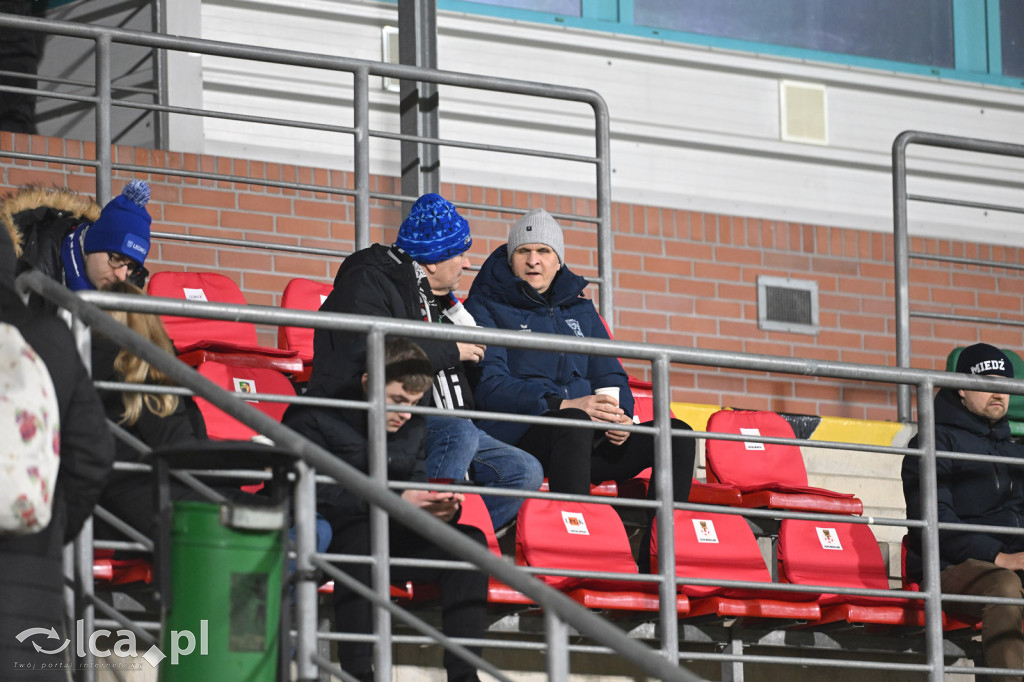Kibice na meczu Miedź Legnica - Chrobry Głogów