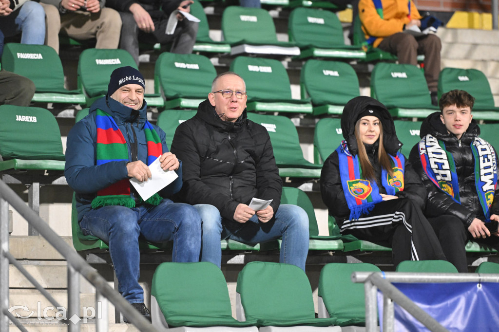 Kibice na meczu Miedź Legnica - Chrobry Głogów