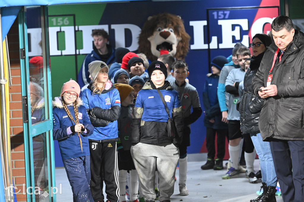 Kibice na meczu Miedź Legnica - Chrobry Głogów