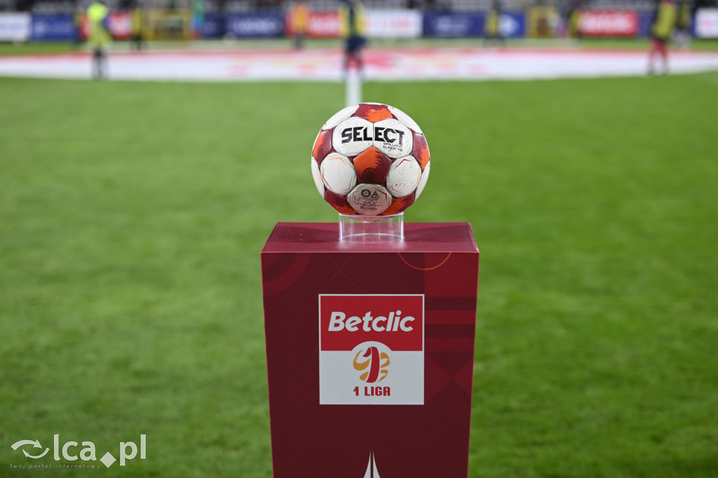 Kibice na meczu Miedź Legnica - Chrobry Głogów