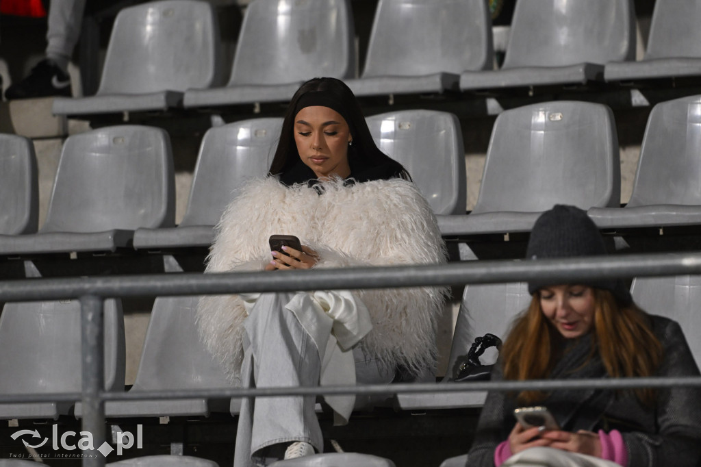 Kibice na meczu Miedź Legnica - Chrobry Głogów