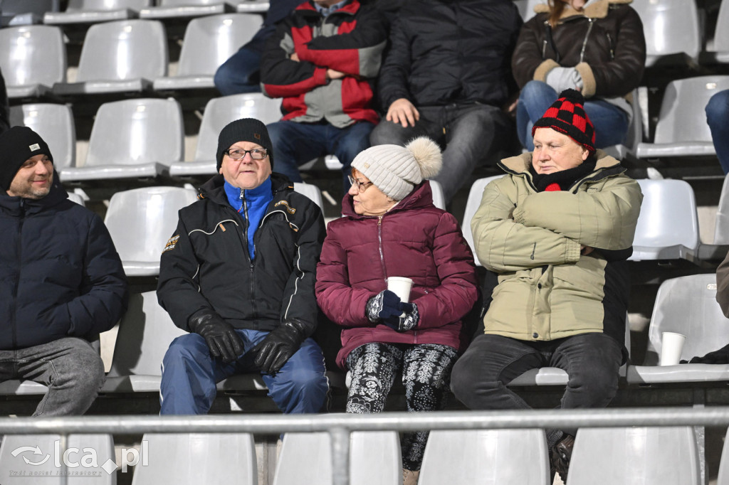 Kibice na meczu Miedź Legnica - Chrobry Głogów