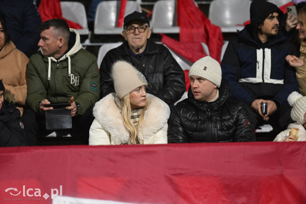 Kibice na meczu Miedź Legnica - Chrobry Głogów