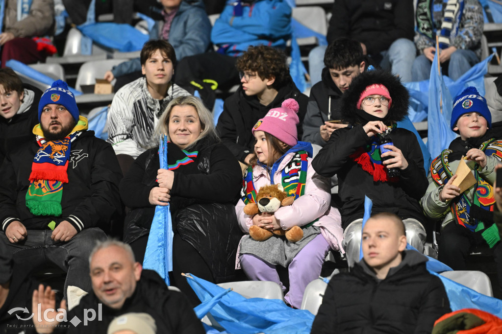 Kibice na meczu Miedź Legnica - Chrobry Głogów