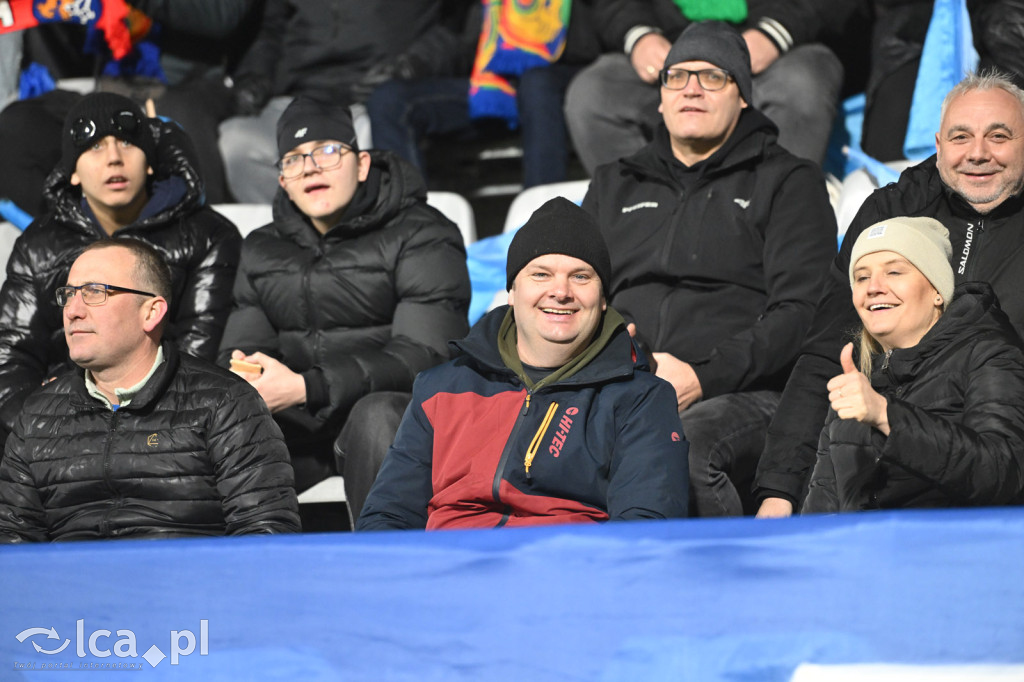 Kibice na meczu Miedź Legnica - Chrobry Głogów