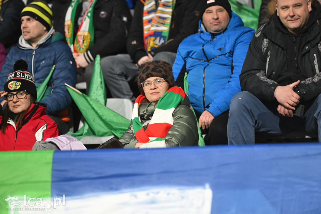 Kibice na meczu Miedź Legnica - Chrobry Głogów