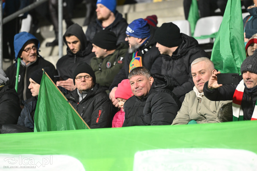 Kibice na meczu Miedź Legnica - Chrobry Głogów
