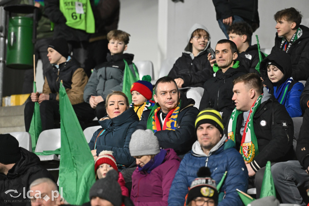 Kibice na meczu Miedź Legnica - Chrobry Głogów