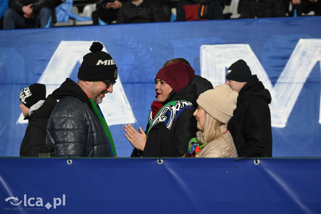 Kibice na meczu Miedź Legnica - Chrobry Głogów