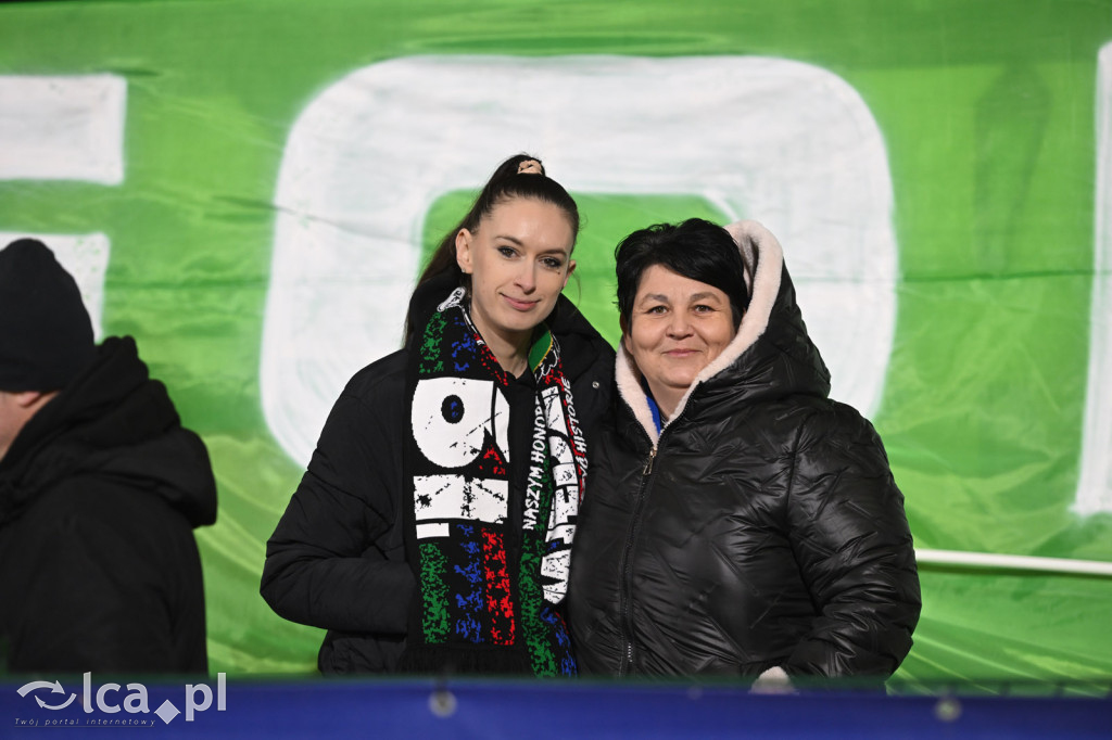Kibice na meczu Miedź Legnica - Chrobry Głogów