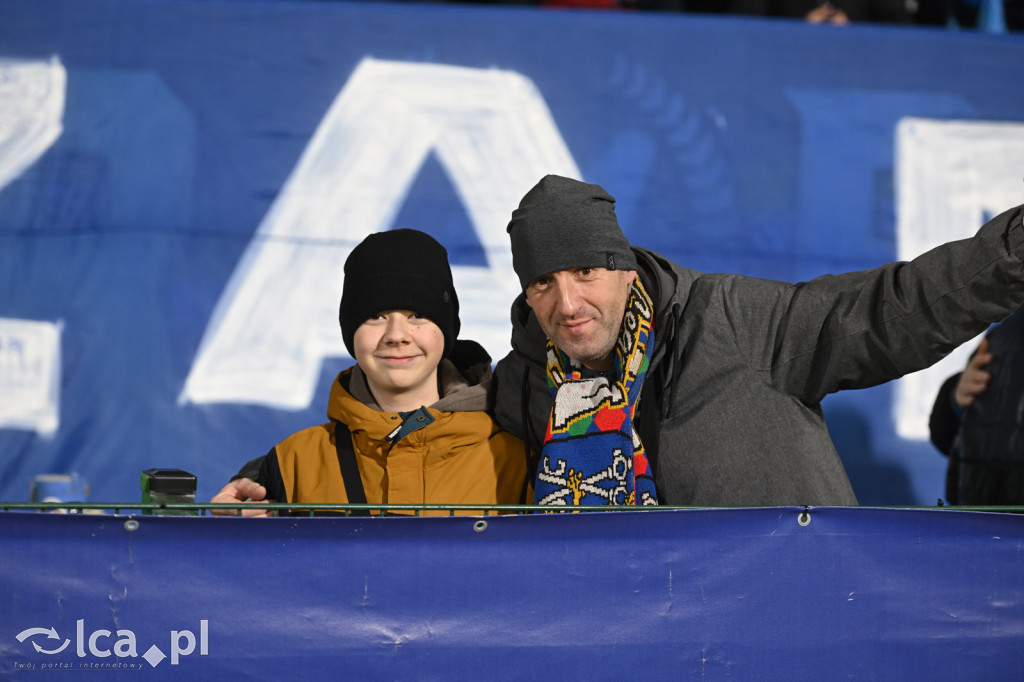 Kibice na meczu Miedź Legnica - Chrobry Głogów