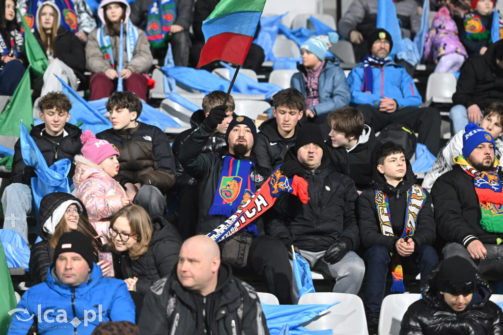 Kibice na meczu Miedź Legnica - Chrobry Głogów