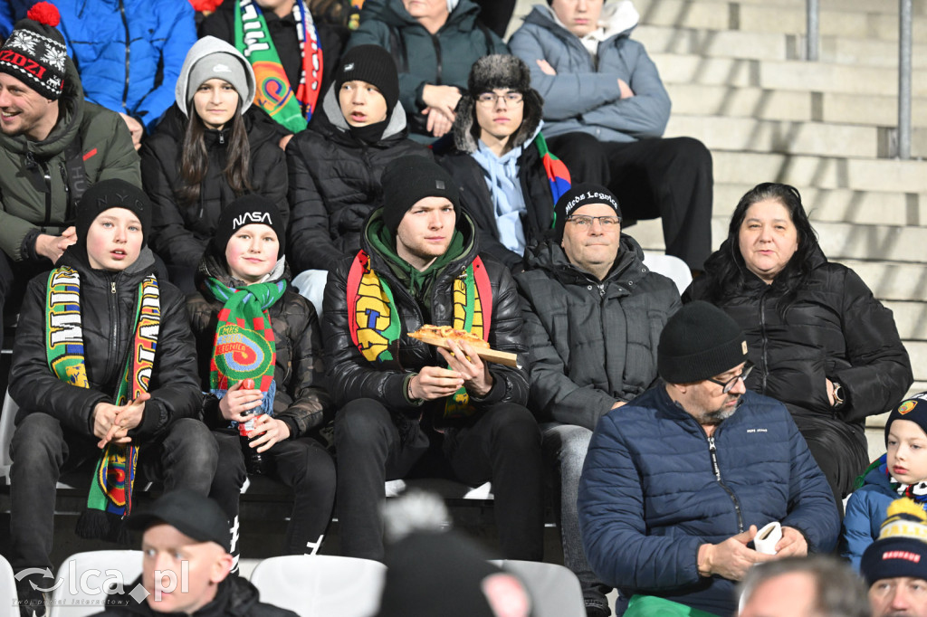 Kibice na meczu Miedź Legnica - Chrobry Głogów