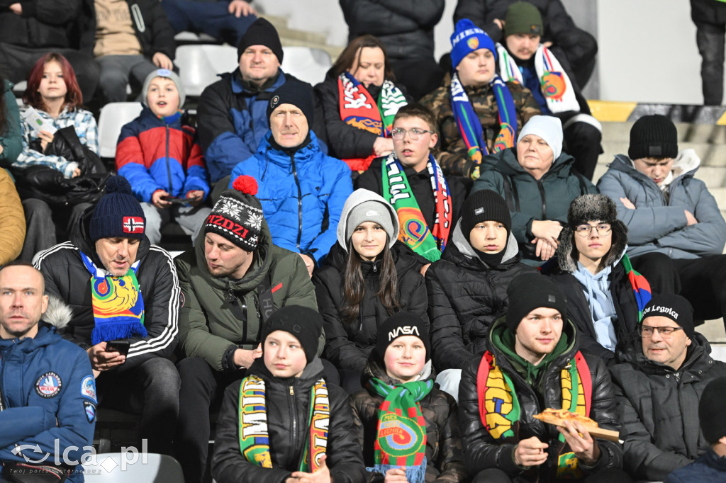 Kibice na meczu Miedź Legnica - Chrobry Głogów