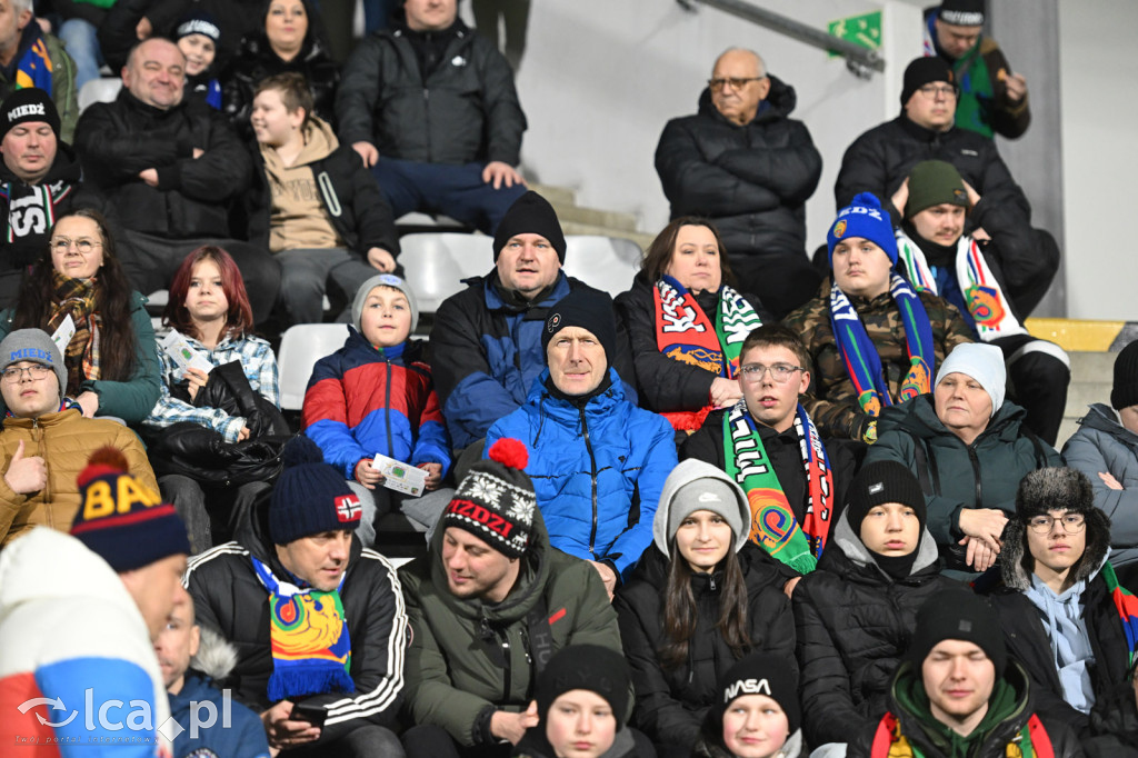 Kibice na meczu Miedź Legnica - Chrobry Głogów