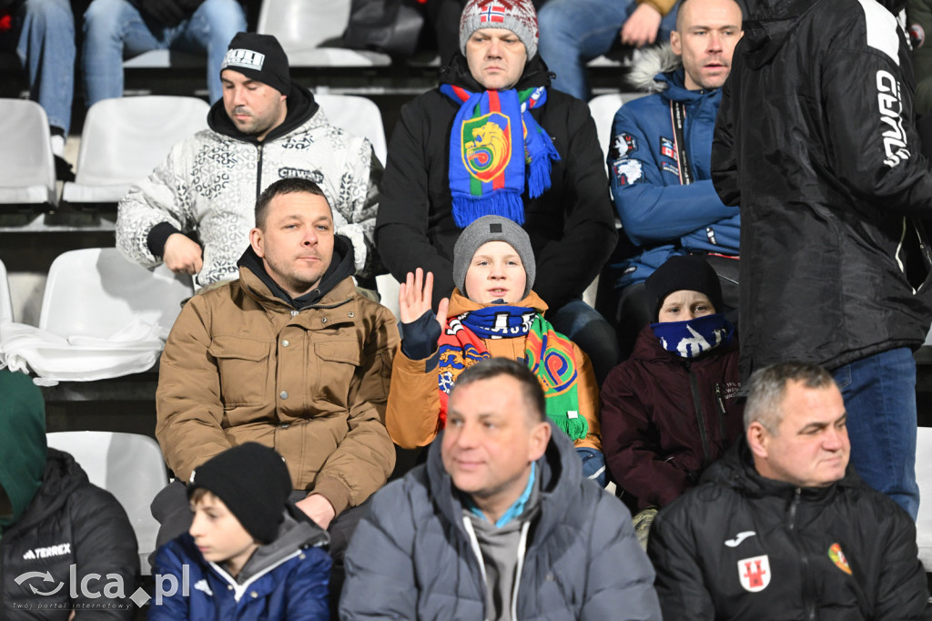 Kibice na meczu Miedź Legnica - Chrobry Głogów