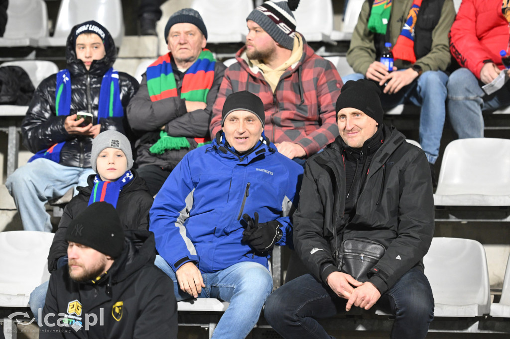 Kibice na meczu Miedź Legnica - Chrobry Głogów