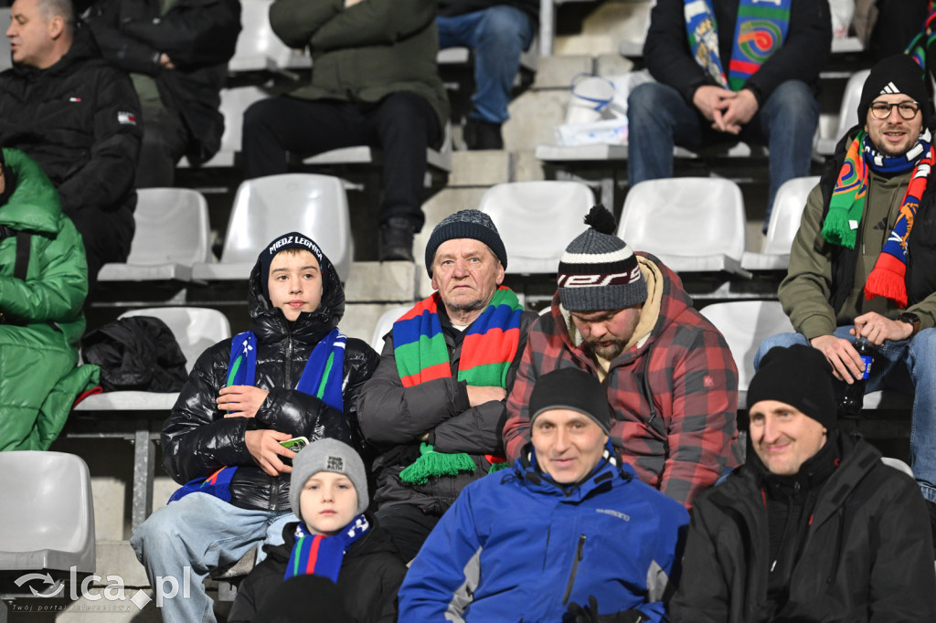 Kibice na meczu Miedź Legnica - Chrobry Głogów