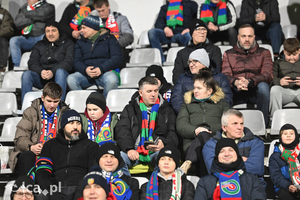 Kibice na meczu Miedź Legnica - Chrobry Głogów