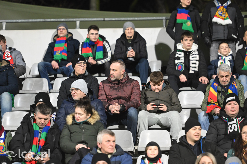 Kibice na meczu Miedź Legnica - Chrobry Głogów