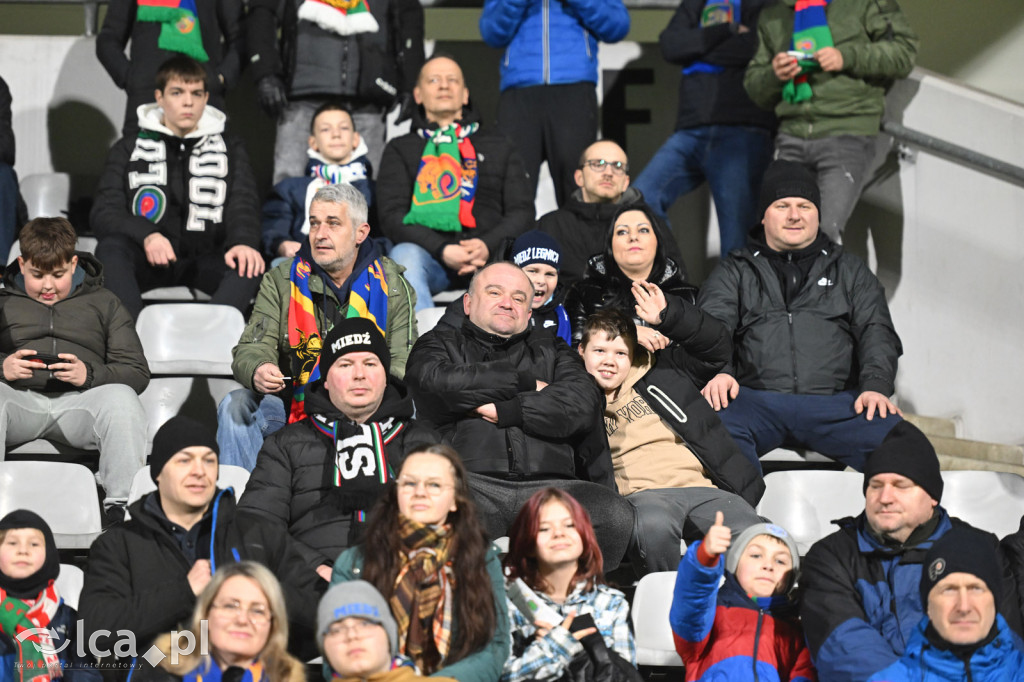 Kibice na meczu Miedź Legnica - Chrobry Głogów