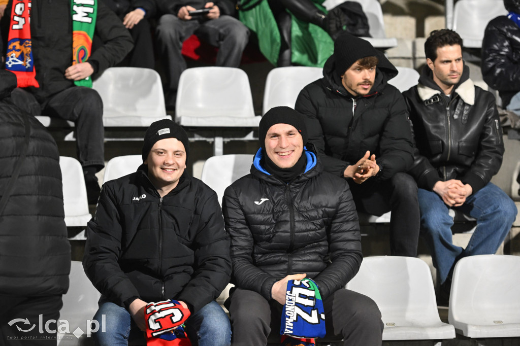 Kibice na meczu Miedź Legnica - Chrobry Głogów