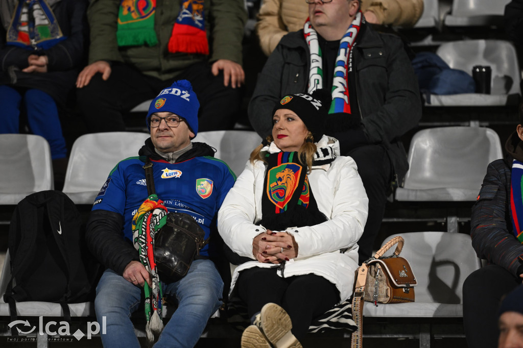 Kibice na meczu Miedź Legnica - Chrobry Głogów