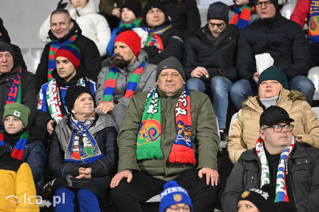 Kibice na meczu Miedź Legnica - Chrobry Głogów