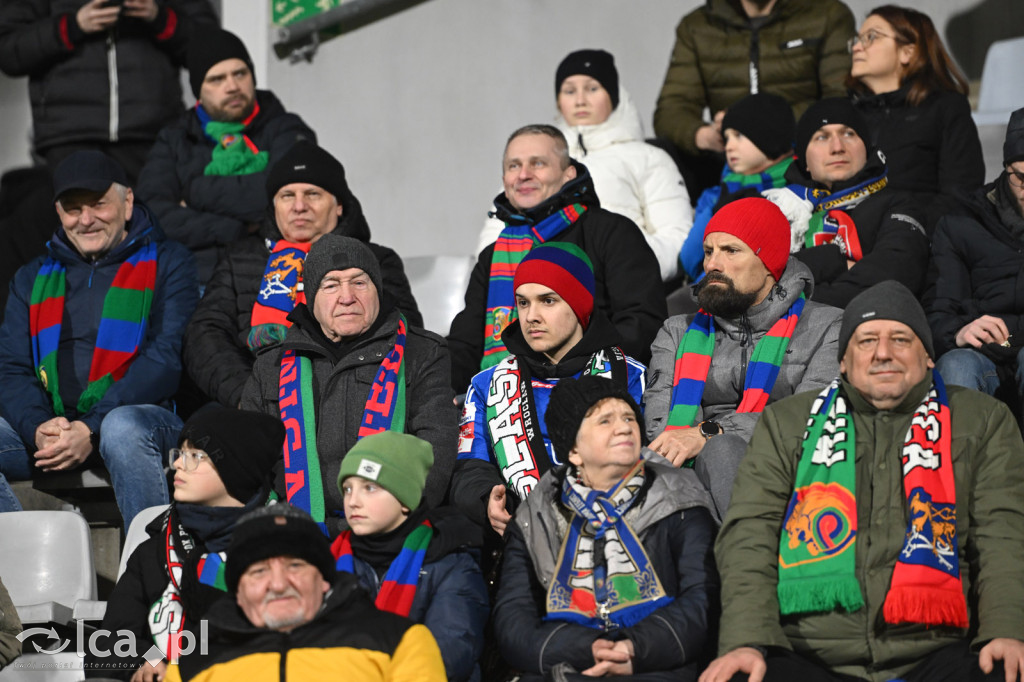Kibice na meczu Miedź Legnica - Chrobry Głogów