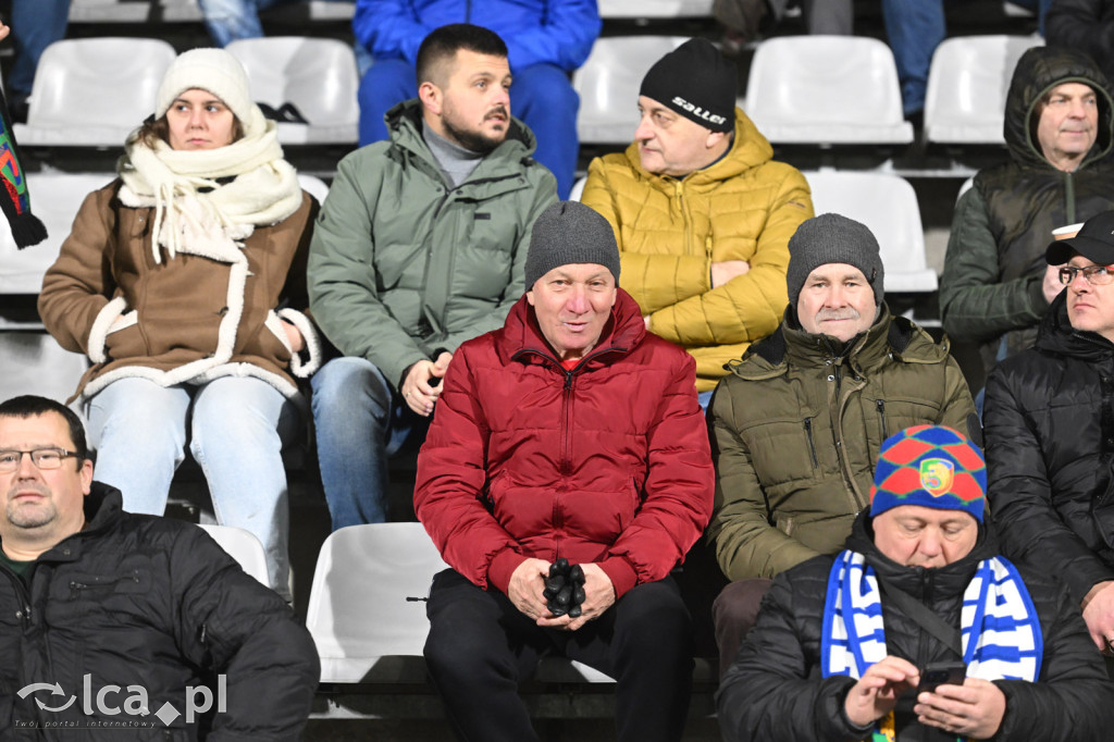 Kibice na meczu Miedź Legnica - Chrobry Głogów