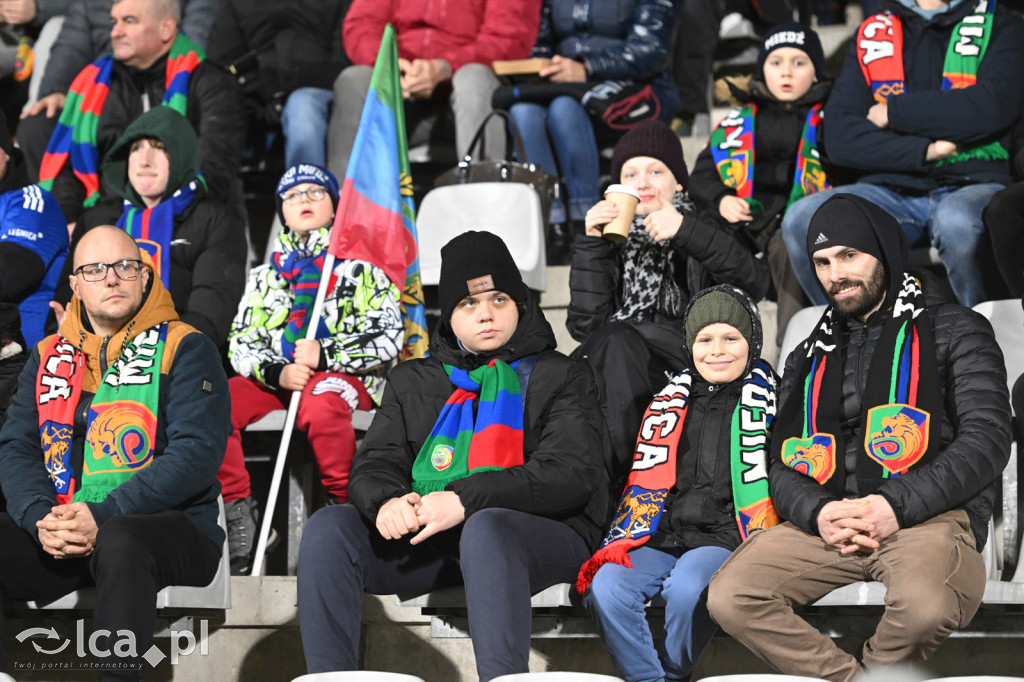 Kibice na meczu Miedź Legnica - Chrobry Głogów