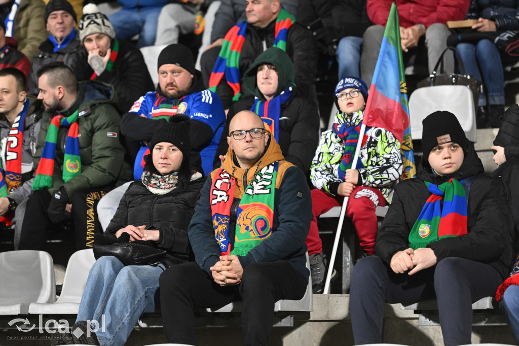 Kibice na meczu Miedź Legnica - Chrobry Głogów