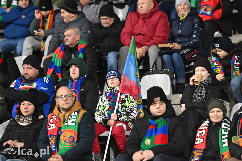 Kibice na meczu Miedź Legnica - Chrobry Głogów