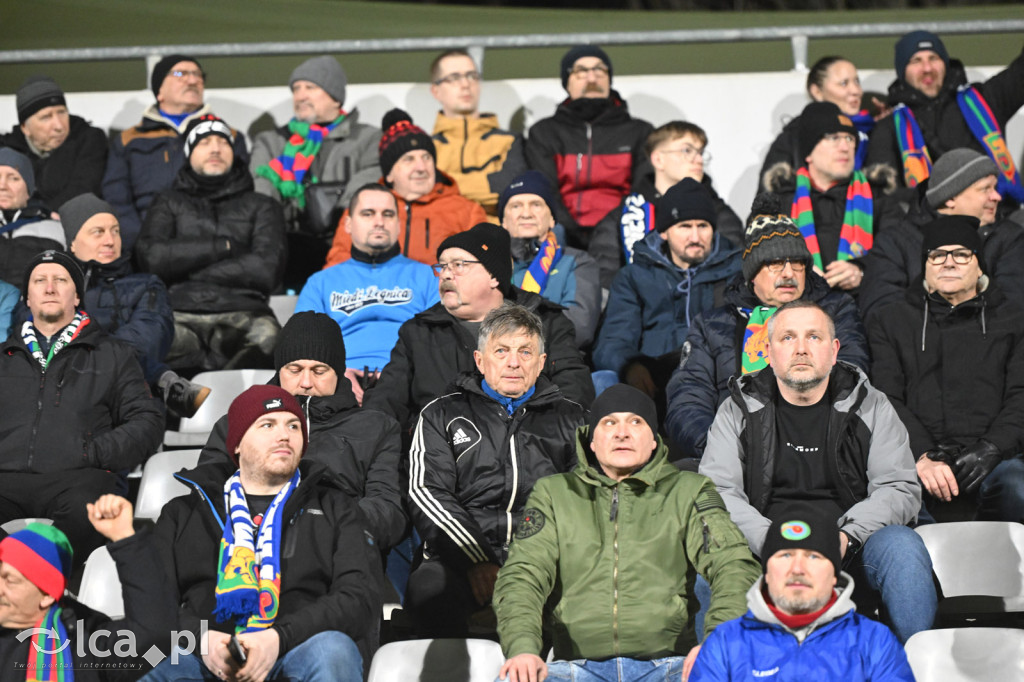 Kibice na meczu Miedź Legnica - Chrobry Głogów