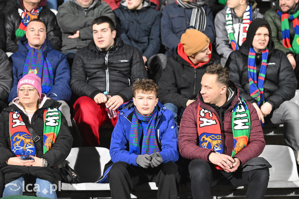 Kibice na meczu Miedź Legnica - Chrobry Głogów