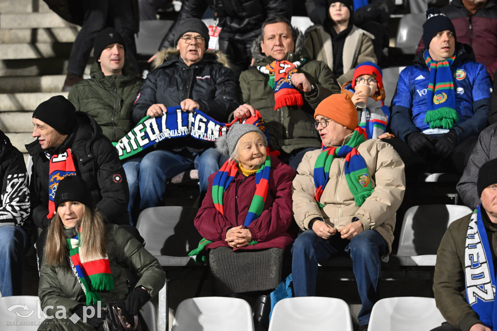 Kibice na meczu Miedź Legnica - Chrobry Głogów