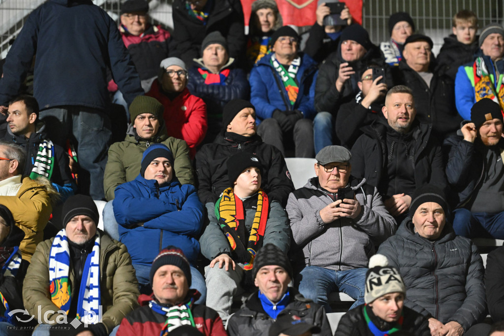 Kibice na meczu Miedź Legnica - Chrobry Głogów
