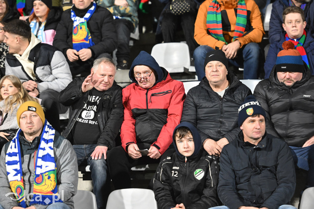 Kibice na meczu Miedź Legnica - Chrobry Głogów