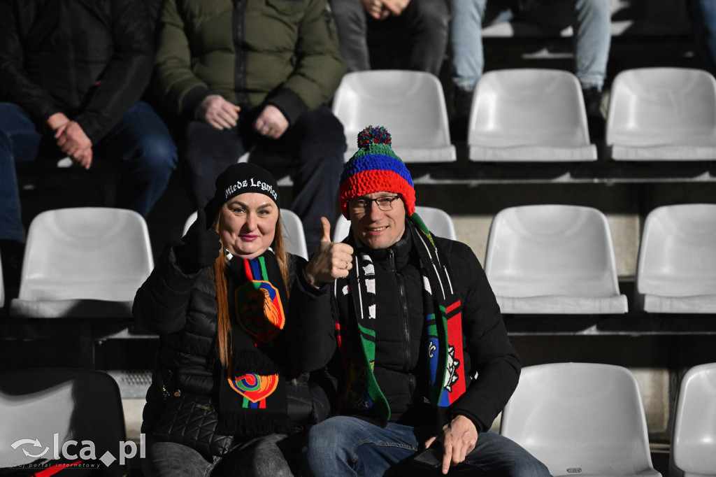 Kibice na meczu Miedź Legnica - Chrobry Głogów