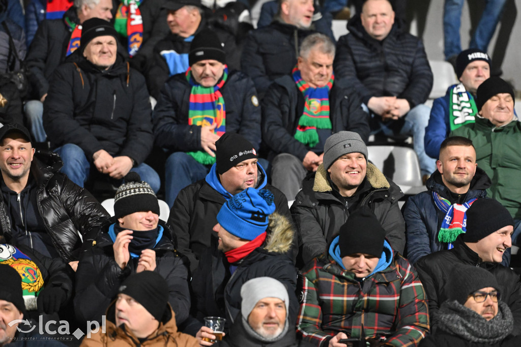 Kibice na meczu Miedź Legnica - Chrobry Głogów