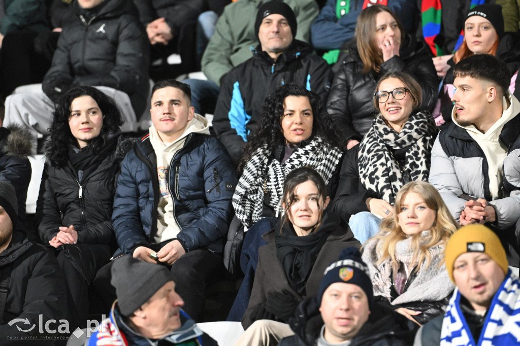 Kibice na meczu Miedź Legnica - Chrobry Głogów