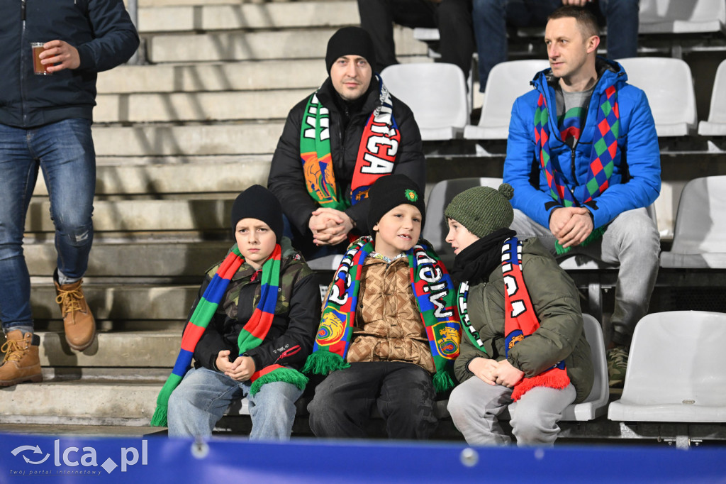 Kibice na meczu Miedź Legnica - Chrobry Głogów