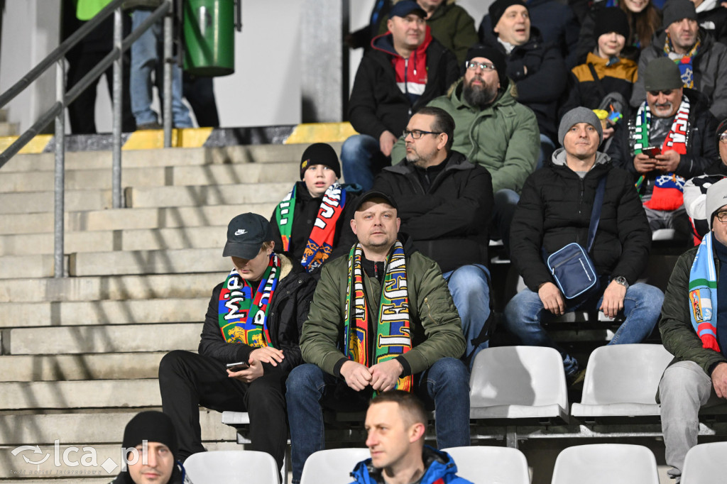 Kibice na meczu Miedź Legnica - Chrobry Głogów