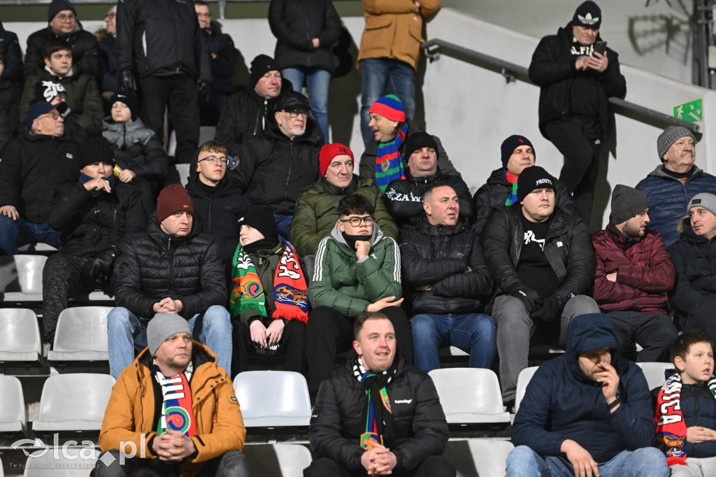 Kibice na meczu Miedź Legnica - Chrobry Głogów