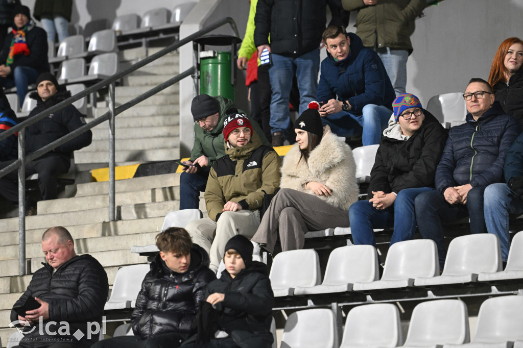 Kibice na meczu Miedź Legnica - Chrobry Głogów