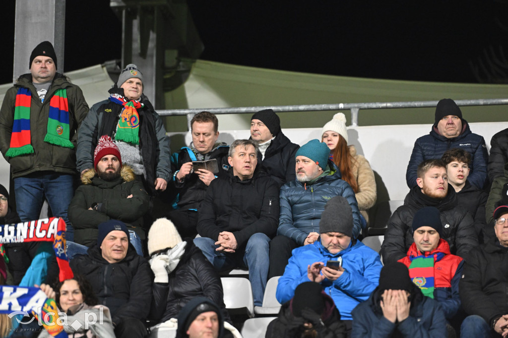 Kibice na meczu Miedź Legnica - Chrobry Głogów