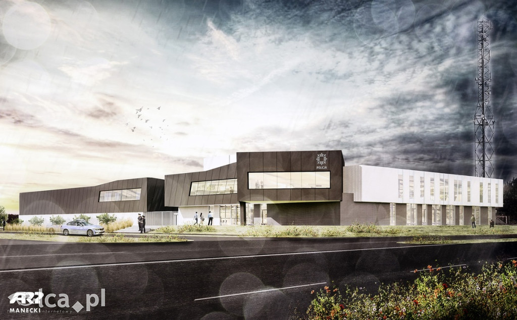 Nowa komenda policji w Polkowicach prawie gotowa